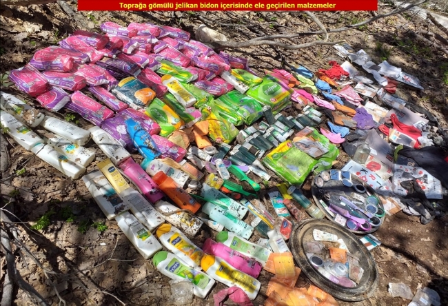 PKK’lı teröristlere ait 43 kış sığınağı imha edildi